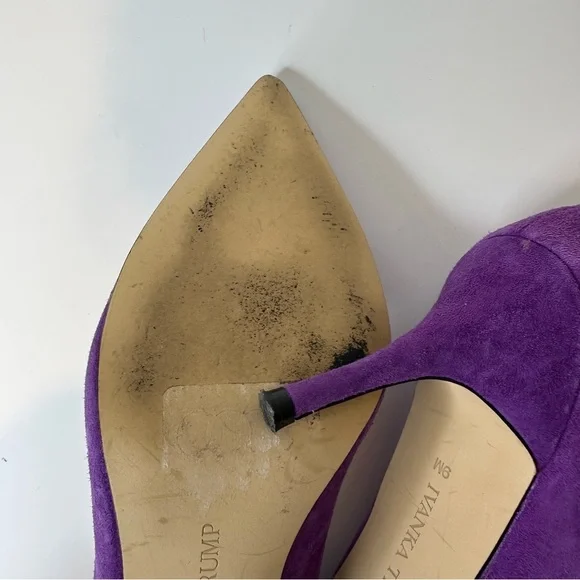Ivanka Trump purple suede pumps women’s size 9M - Picture 13 of 16
